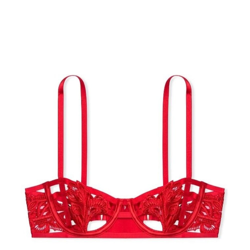 Victoria's Secret open cup harness balconet bra